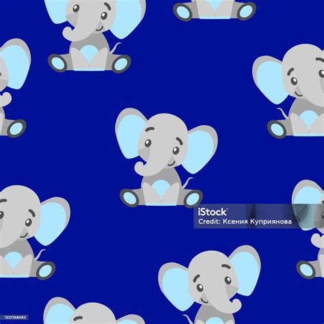 Cartoon Baby Elephant Wallpaper