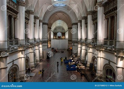 The Central Hall Of Nordiska Museet Museum In Stockholm During