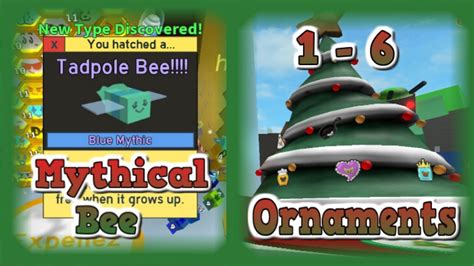 New Bee Swarm Simulator Update New Mythical Bee Ornament