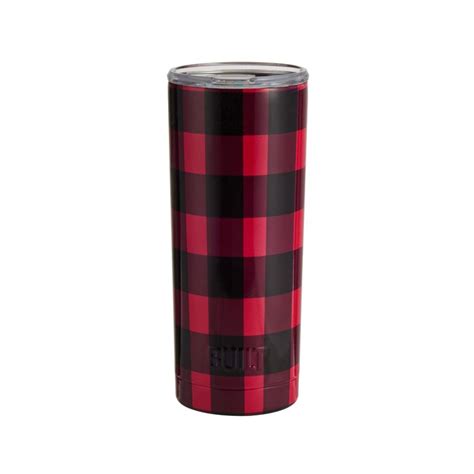 Built 20 Ounce Double Wall Stainless Steel Tumbler In Cozy Cabin