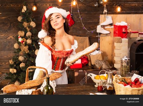 Sexy Woman Christmas Image Photo Free Trial Bigstock