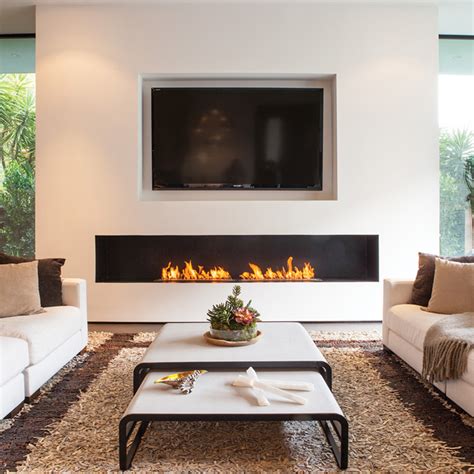 Fireplace Burner Insert Modern Eco Bioethanol Fires Naked Flame NZ