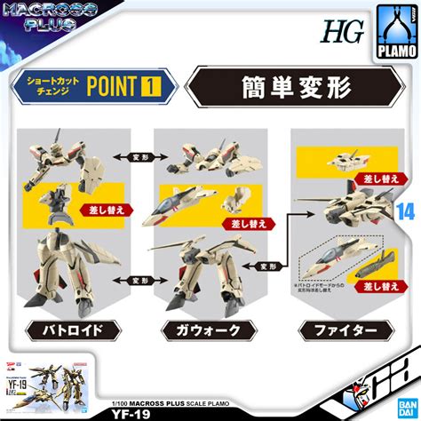 Bandai Macross Plus Hg Yf 19 Vca Gundam Singapore