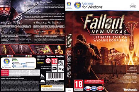 Fallout New Vegas Ultimate Edition 2010 Cz Pc Dvd Cover And Label