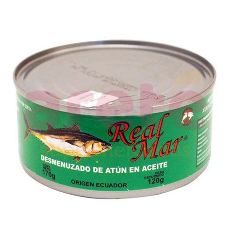 REAL MAR ATUN DESMENUZADO EN ACEITE X 170