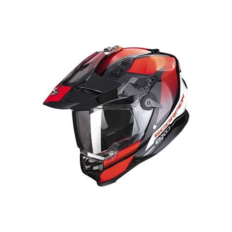 Casque Scorpion Exo Adf Air Trail Noir Rouge