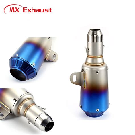 Mm Motorcycle Exhaust Pipe Dirt Motorcycle Muffler Escape Exhausts