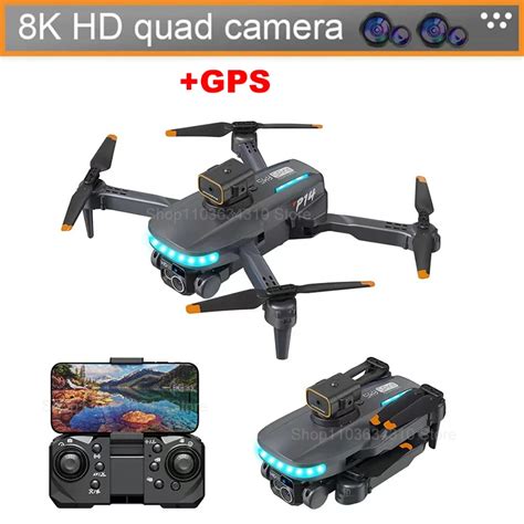 Dron P14 RC Pro Fprofessional 8K HD GPS ESC C Mara Evitaci N De Obst