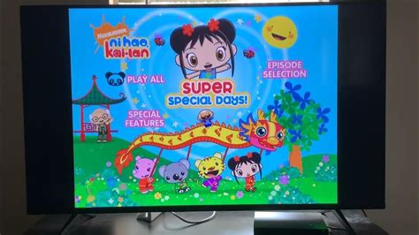 Ni Hao Kai Lan Super Special Days Dvd Menu Walkthrough Youtube