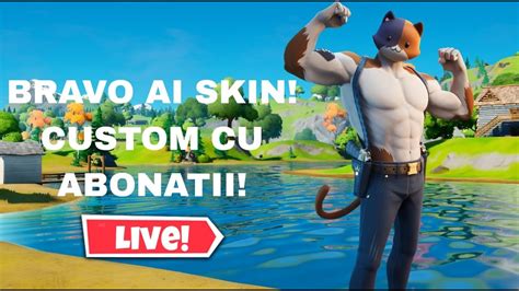 Live Fortnite Rom Nia Jucam Custom Cu Abona Ii Youtube