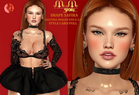 Second Life Marketplace M M Store Shape Safira Lelutka Avalon Evo X 3