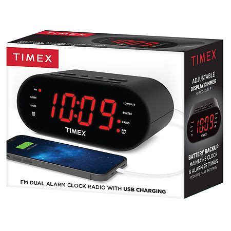 Timex Am Fm Dual Alarm Clock Radio Walgreens