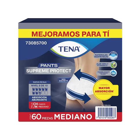 Ropa Interior Desechable Tena Pants Supreme Mediano 60 Pzas Precio Rappi