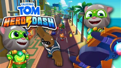 Talking Tom Hero Dash Tom Full Screen Walkthrough Gameplay Youtube