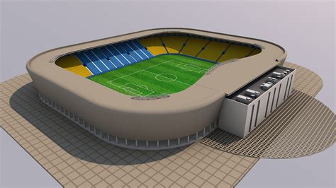 Alawwal Park Stadium 3D Model - TurboSquid 2105200