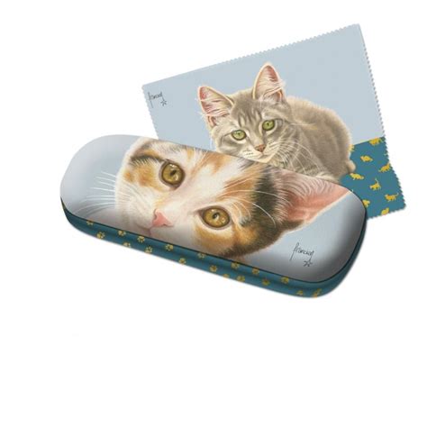 Franciens Katten Brillenkoker Met Brillendoekje Notes Gifts