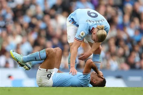 Man City star Rodri gives emotional injury update after horror tackle ...