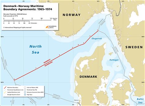 Denmarknorway Maritime Boundary Sovereign Limits