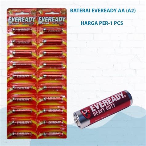 Jual Batu Baterai Eveready AA A2 Shopee Indonesia