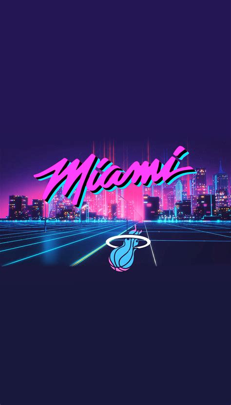 Miami Heat Wallpaper Iphone 1200x2100 Wallpaper