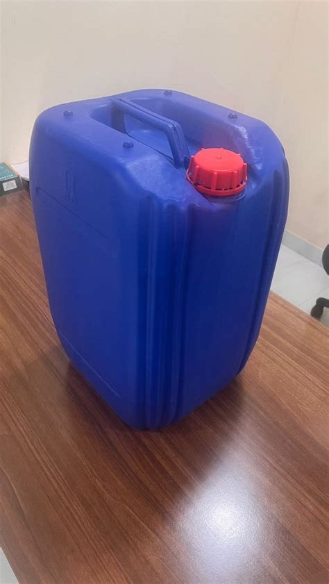 Blue 35 Ltr Hdpe Square Jerry Can Capacity 40kg 42 Kg Size 328mm