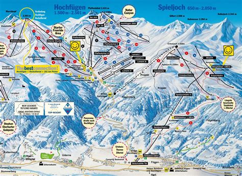 Hochfügen Piste Map | J2Ski