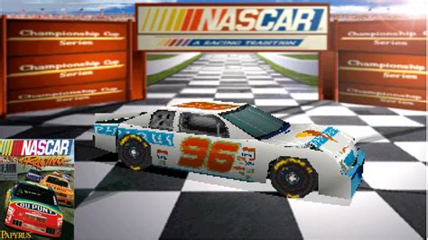 Playing The First EVER NASCAR Video Game (NASCAR Racing) - Win Big Sports