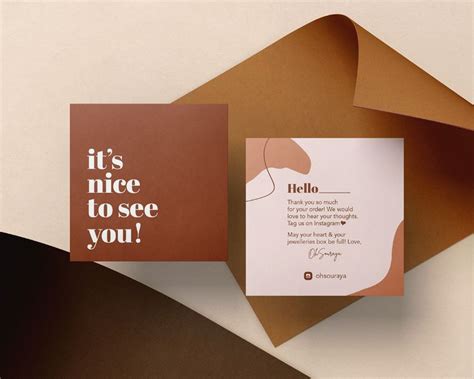 Business Greeting Cards - It's Nice to See You