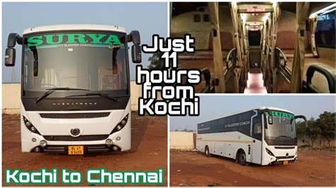 Kochi To Chennai In Just Hours Surya Connect Bharat Benz Ac