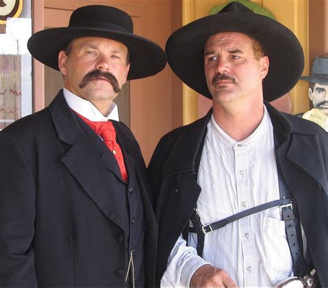 Re-enactors playing Wyatt Earp and Doc Holliday Tombstone Arizona 2004 ...