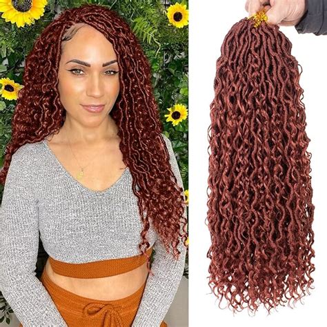 Amazon ZRQ Ginger Goddess Locs Crochet Hair 24 Inch Boho Faux