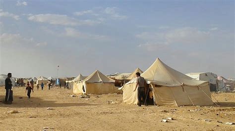 Syrian Refugee Camp Hit By Bomb Itv News