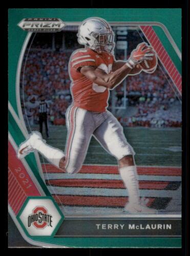 2021 Panini Prizm Draft Picks Terry McLaurin 43 Green Prizm Ohio State