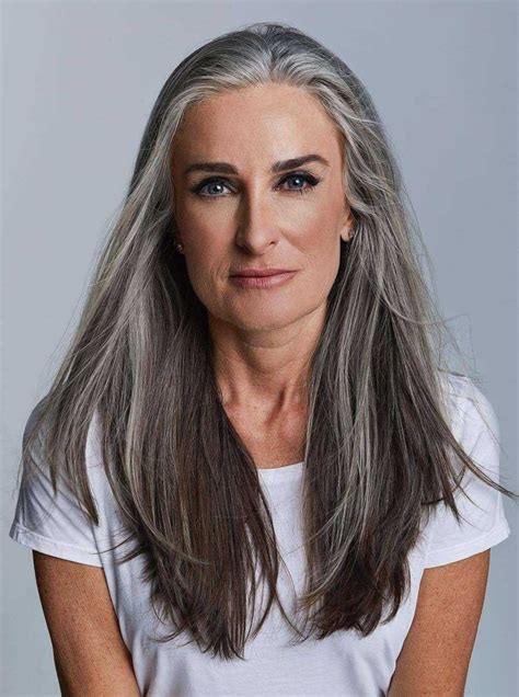 Review Of Long Hairstyles For Grey Hair Over 60 References Nino Alex