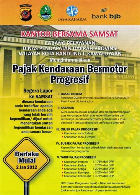 Pajak Progresif Kendaraan Bermotor Homecare24