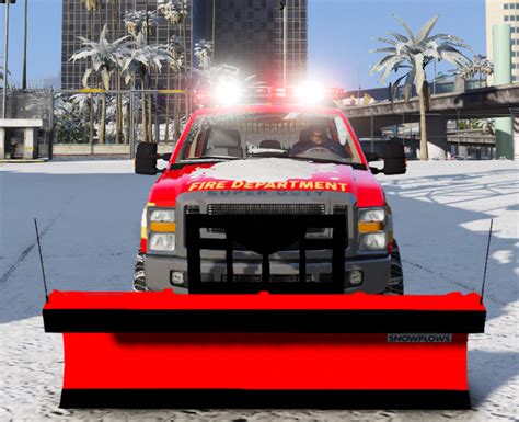 F Snow Plow Els Civillian Dot And Fd Versions Rotating Snow Plow