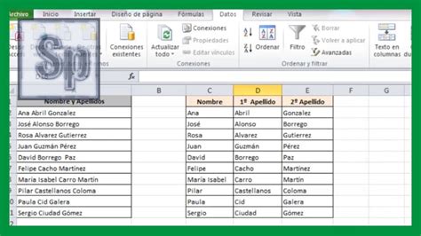 Excel Separar Texto En Columnas Separar Palabras En Excel Tutorial