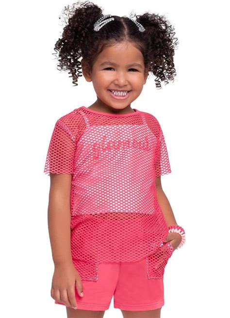 Conjunto Infantil Feminino Branco Kyly