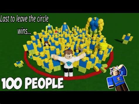 Last To Leave The Circle Wins Roblox Edition Youtube