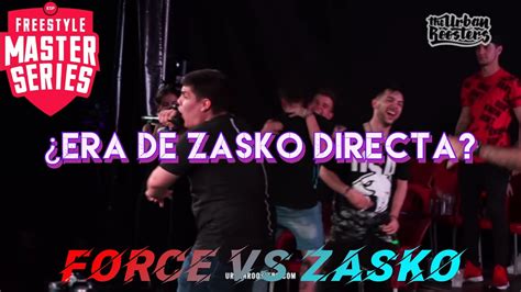 Force VS Zasko Votación FMS España 2018 Jornada 2 YouTube