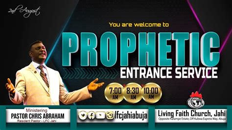 Prophetic Entrance Service Nd Service With Pst Chris Abraham Youtube