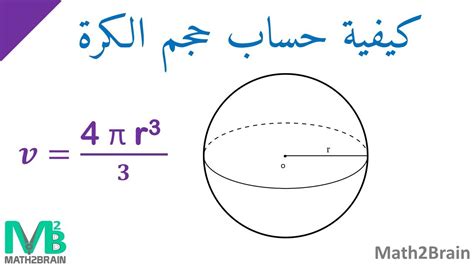 حساب حجم الكرة Youtube