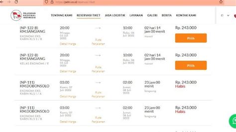 Jadwal Dan Harga Tiket Kapal Pelni Ambon Sorong KM Sangiang KM