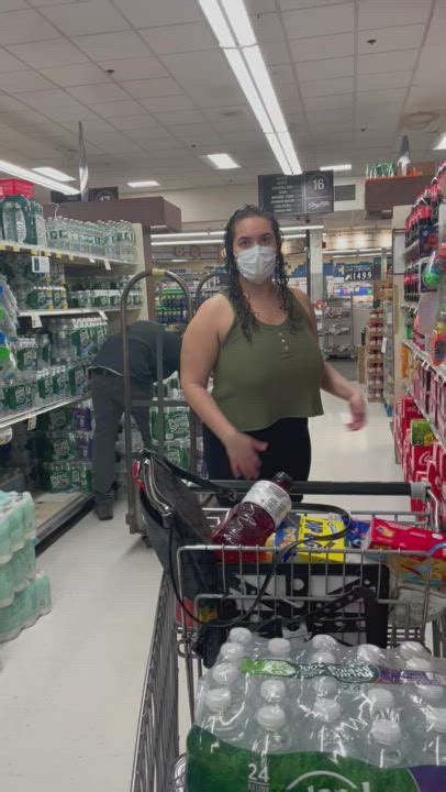 Tits Out While He Stocks The Shelves Scrolller