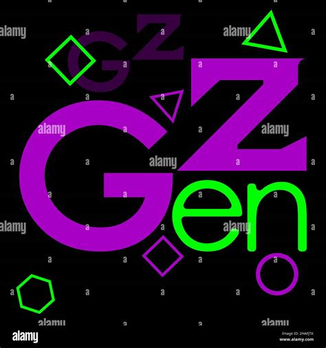 1 Gen Stock Vector Images Alamy