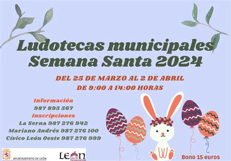 Las ludotecas municipales abrirán durante Semana Santa leonoticias