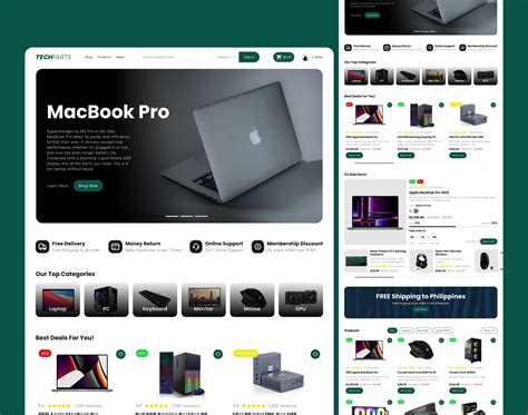 Ecommerce Landing Page Behance