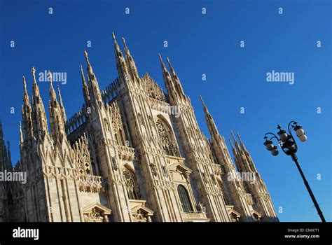 The Duomo Gothic Cathedral Of Milan Lombardy Italy Stock Photo Alamy