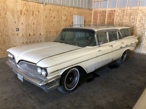 1959 Pontiac Bonneville Safari Station Wagon Rare Stored Since 1970 For