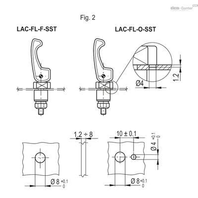 LAC FL 55 O SST Kopen Bestel Bij Elesa Ganter B V